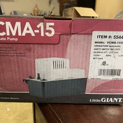 Little Giant VCMA-15 Condensate Pump 