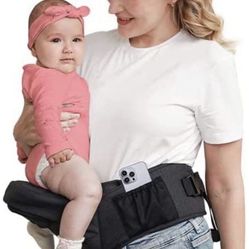 Adjustable Baby Hip Carrier  With Storage 