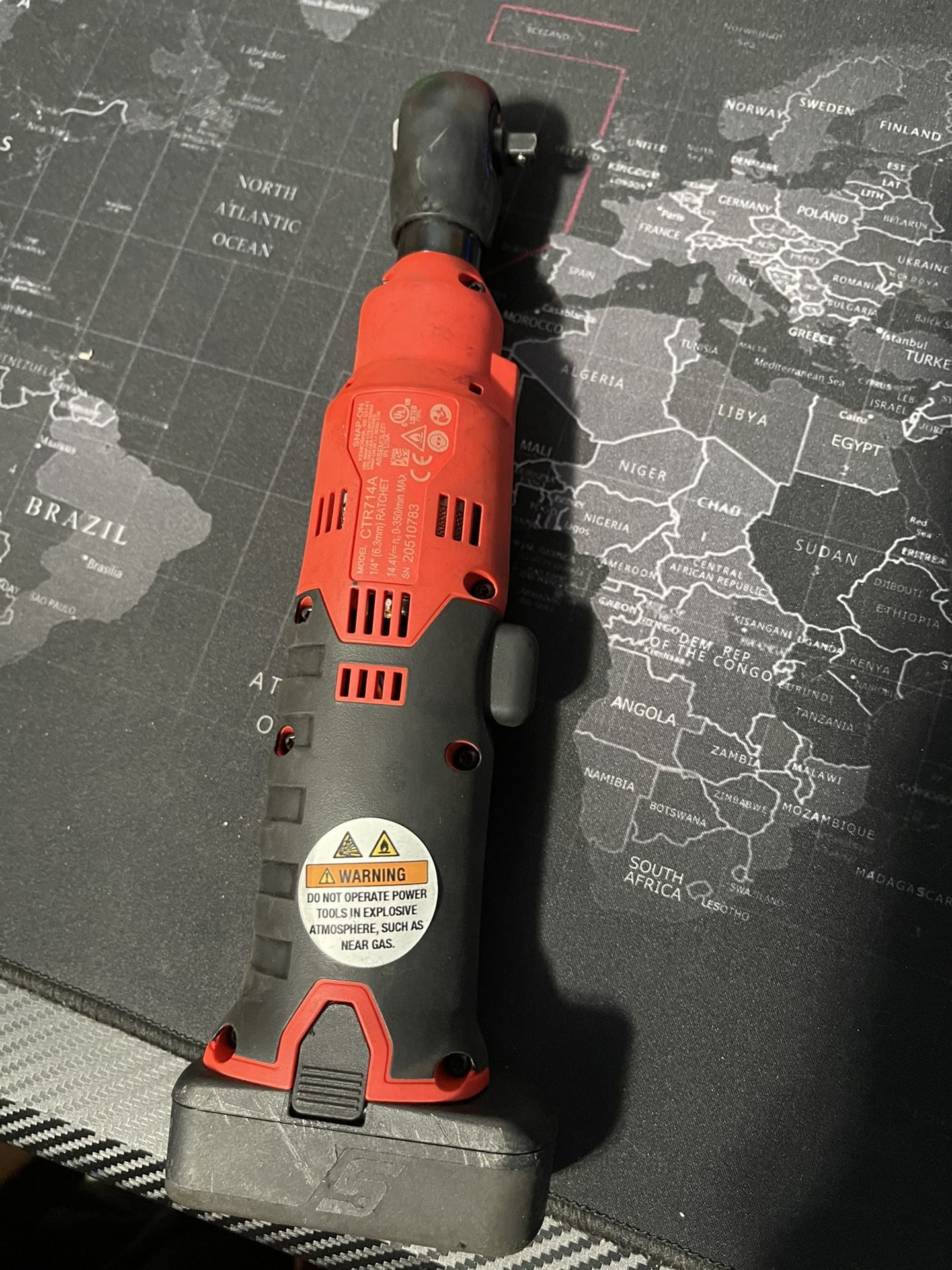 14.4 V 1/4” Snap On Cordless Ratchet for Sale in Parlier, CA OfferUp