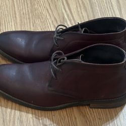 Moretti Black Label Men’s 12 Burgundy  Dress Shoes Casual Boots