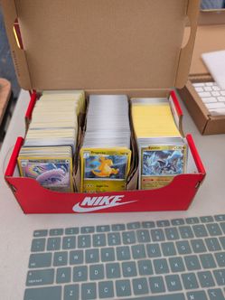 Large Lot of Pokémon Trading Cards