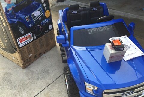 BRAND NEW BLUE F150 Truck electric kids ride on cars power wheels