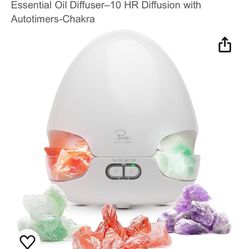New Pure Crystal Energy & Ultrasonic Aromatherapy Diffuser 2 In 1 