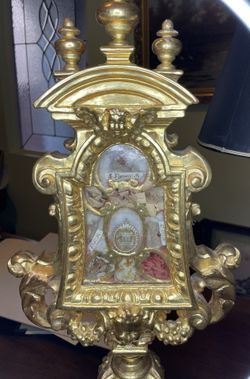 Italian 1800  Antique Relicario 