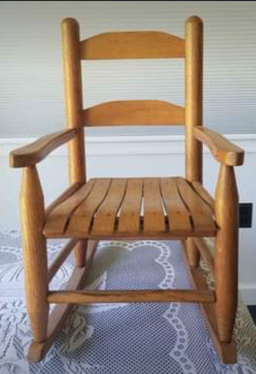 Child"s Oak Rocker