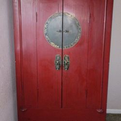 Antique Chinese Wedding Cabinet 