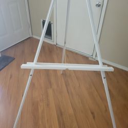 White Adjustable Easel