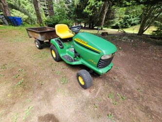 John deere LTR180 with utility trailer