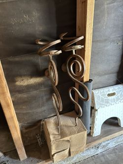 Rod Iron Hand Crafted Candle Sconces