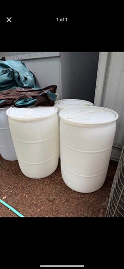 55 Gallon Barrels For Sale - $10 Each - We Have 9 Total -first come 