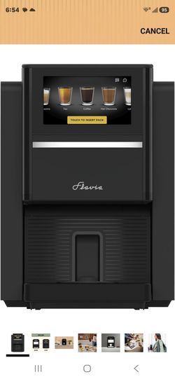 Flavia Creation 600 Brewer, Makes Coffee, Lattes, Tea, and other Hot or Cold Beverages with Single-Serve Freshpacks, Multiple Brew Sizes