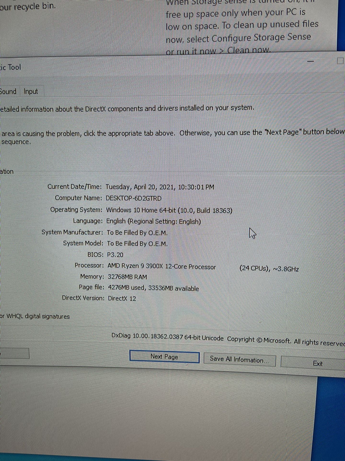 Rtx 3090 AMD 3900x Pc Build