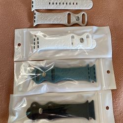 Set of 4 Apple Watch Bands/Straps 40/41/42 Mm Watch Bands 