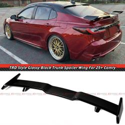 25-26 Toyota Camry TRD Style Glossy Black Sport Trunk Spoiler