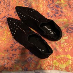 Free People Womens Leather Booties 