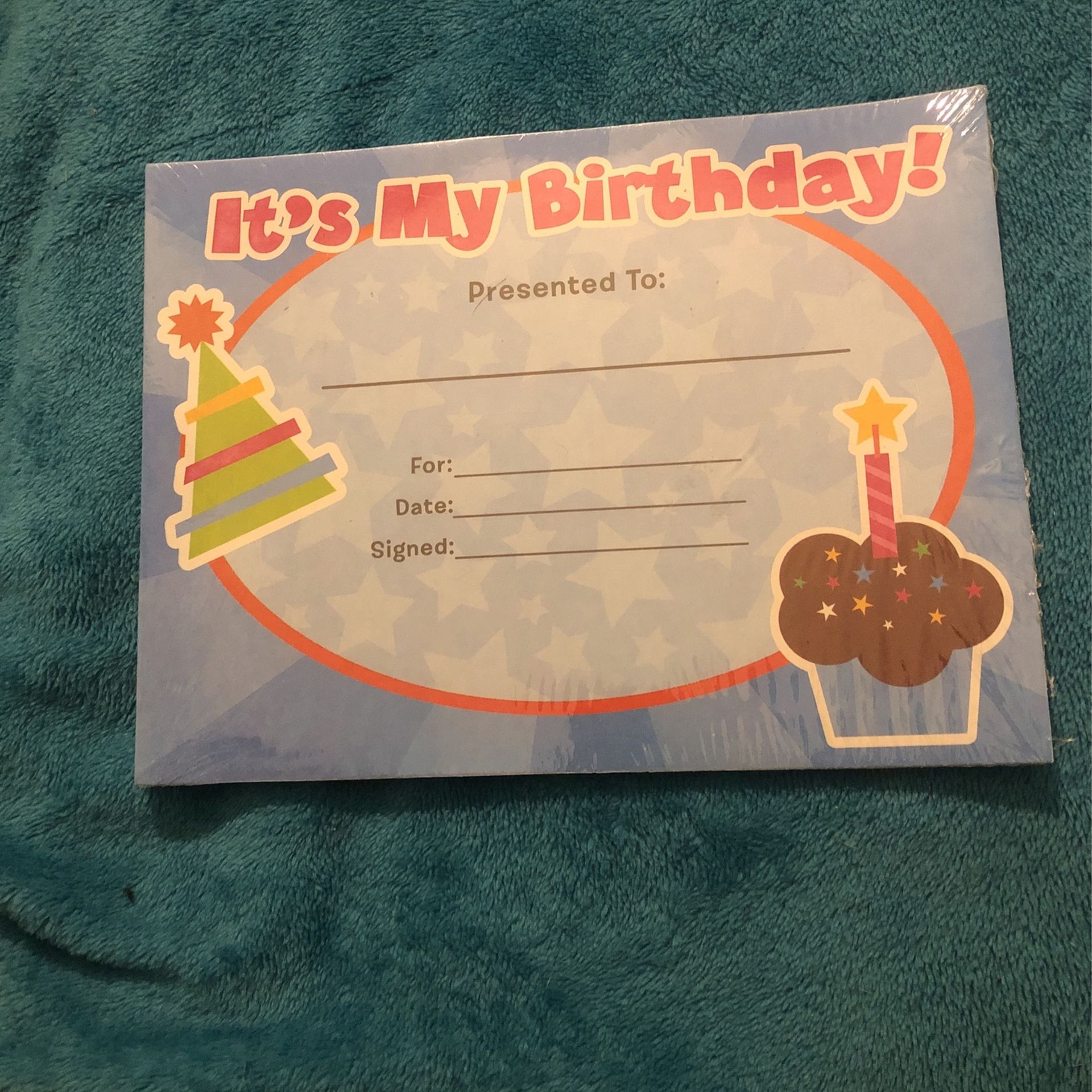New Birthday Certificate For Students