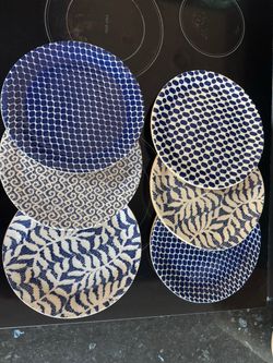 6- Terrafirma ceramic dinner plates