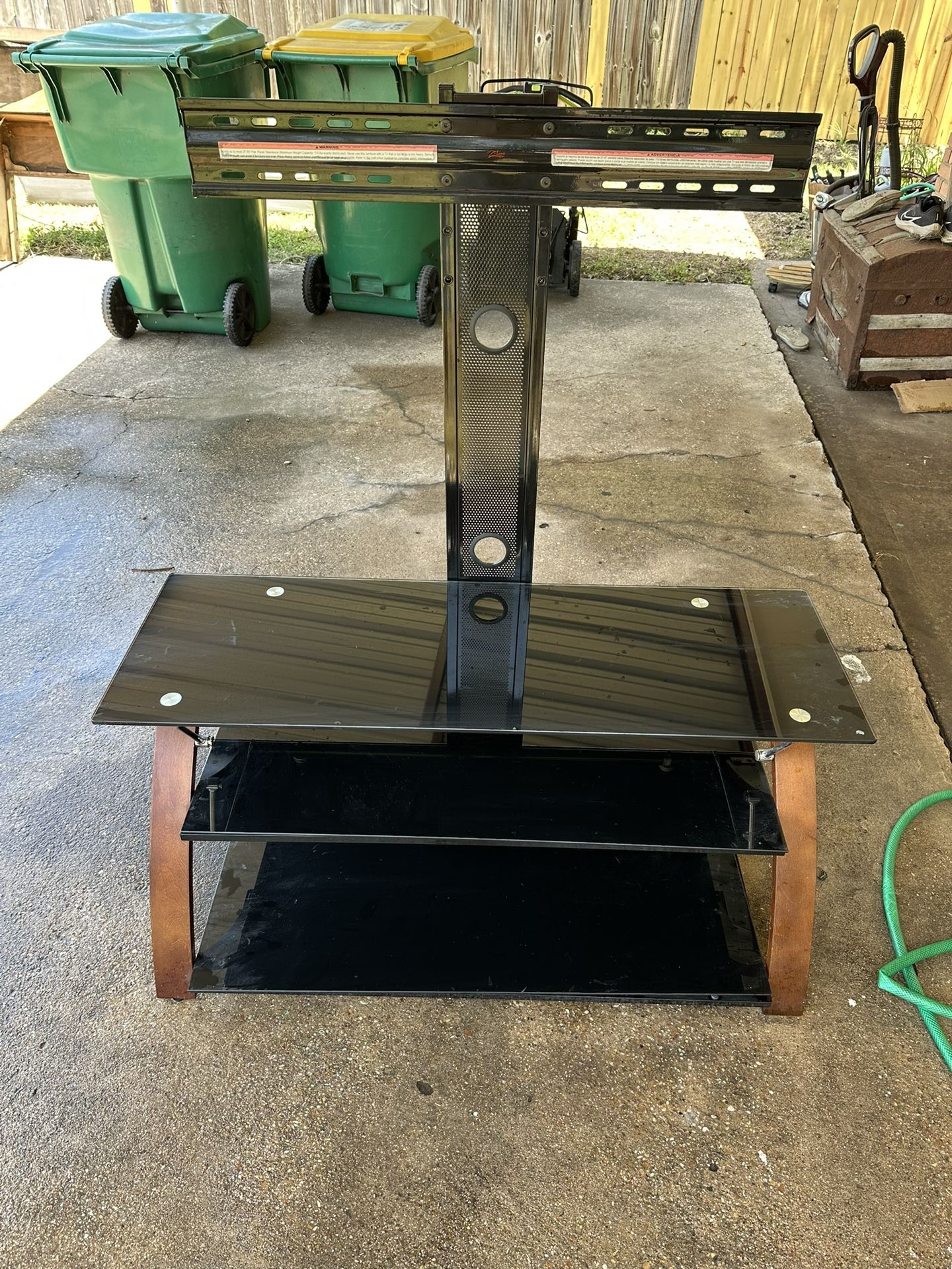 TV Stand- Black/Glass