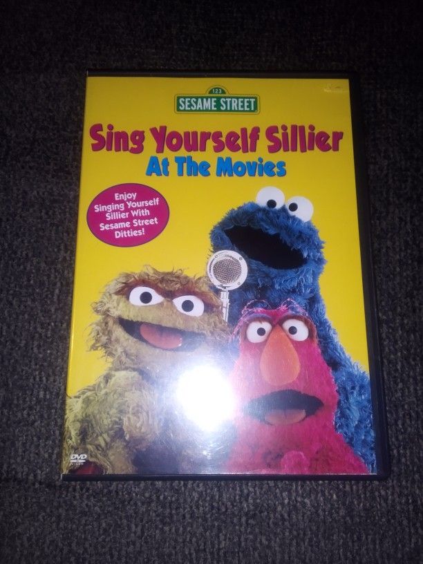 Pre-owned Seasame Street "Sing Yourself Sillier At The Movies* DVD