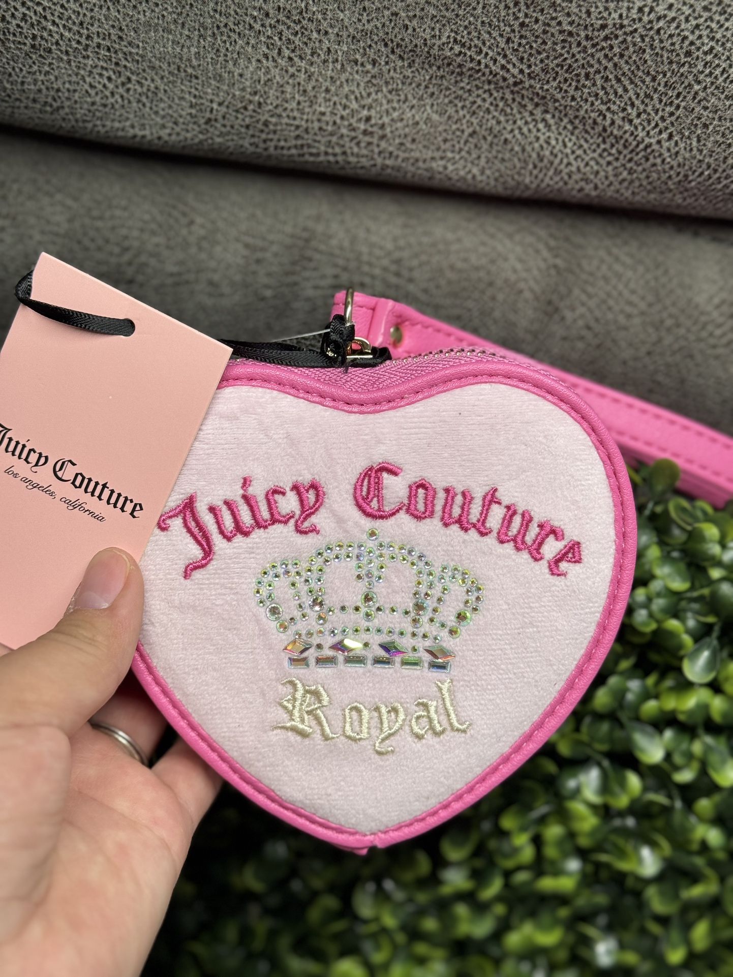 Juicy Couture Heart Wristlet