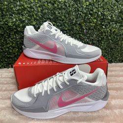 Women's Sz 13 / Men's Sz 11.5 Nike Sabrina 2 Lily Gray Pink Shoes FQ2174-100 NEW