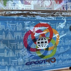 Epcot 40th Banner With Limited Edition Pin Included 