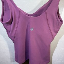 Lululemon Align Waist Length Tank Size 2 A/B Cup Magenta Purple 