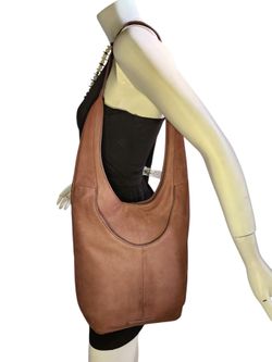 AMAZING LUCKY BRAND NUBUCK BROWN SHOULDER BAG PURSE EXCELLENT CONDITION