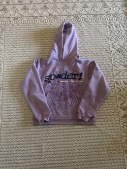 Purple Sp5der hoodie size S