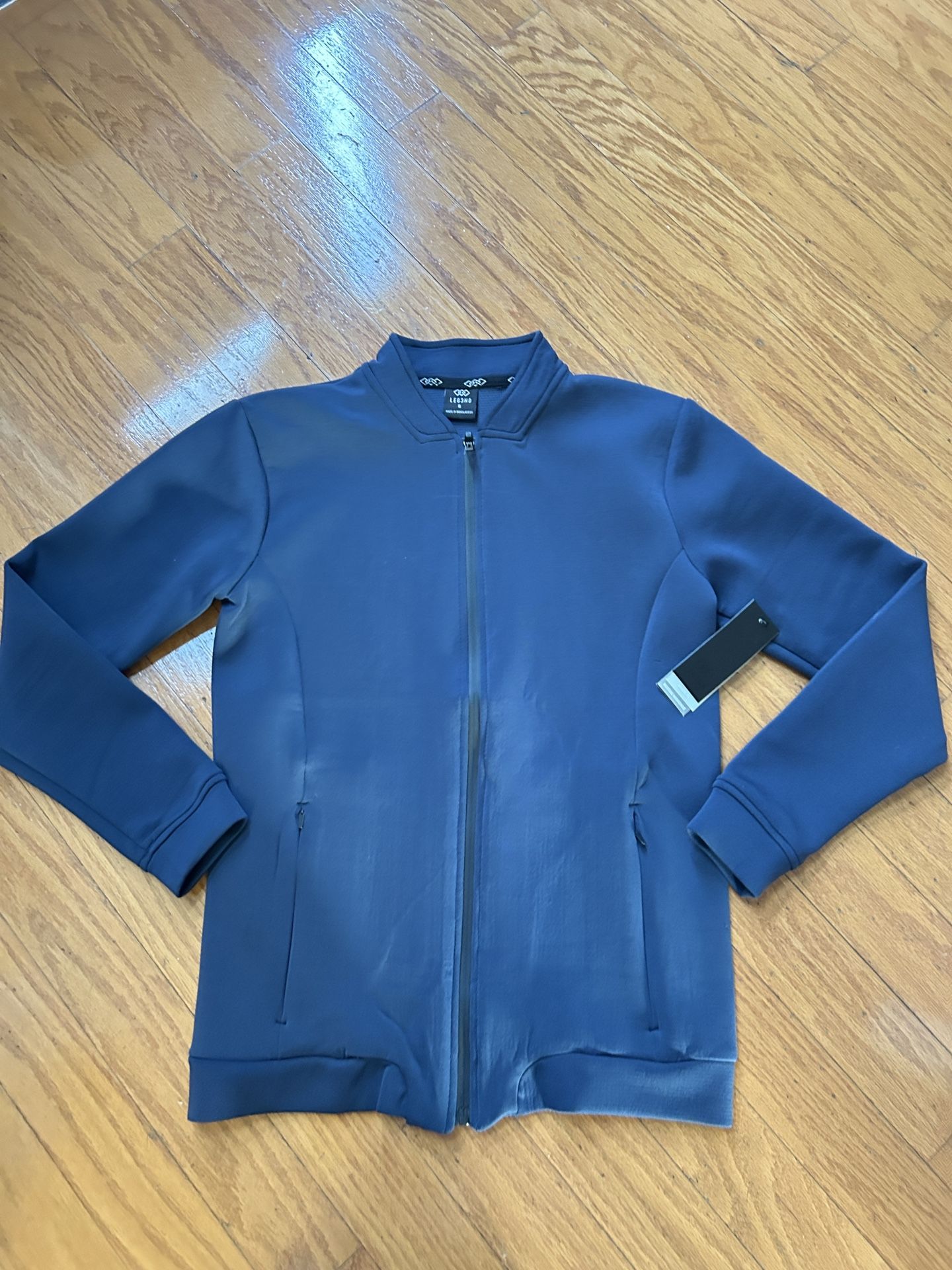 NWT Legend men’s athletic fit full zip Jacket size S