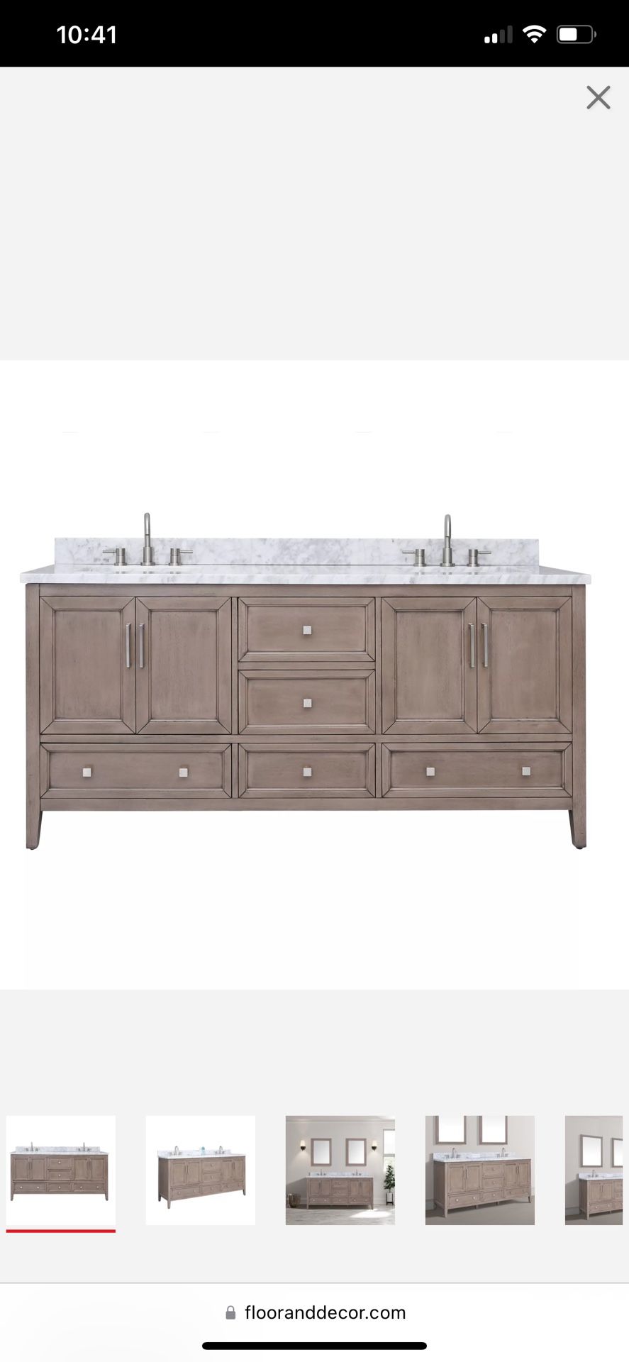Double Sink Vanity 