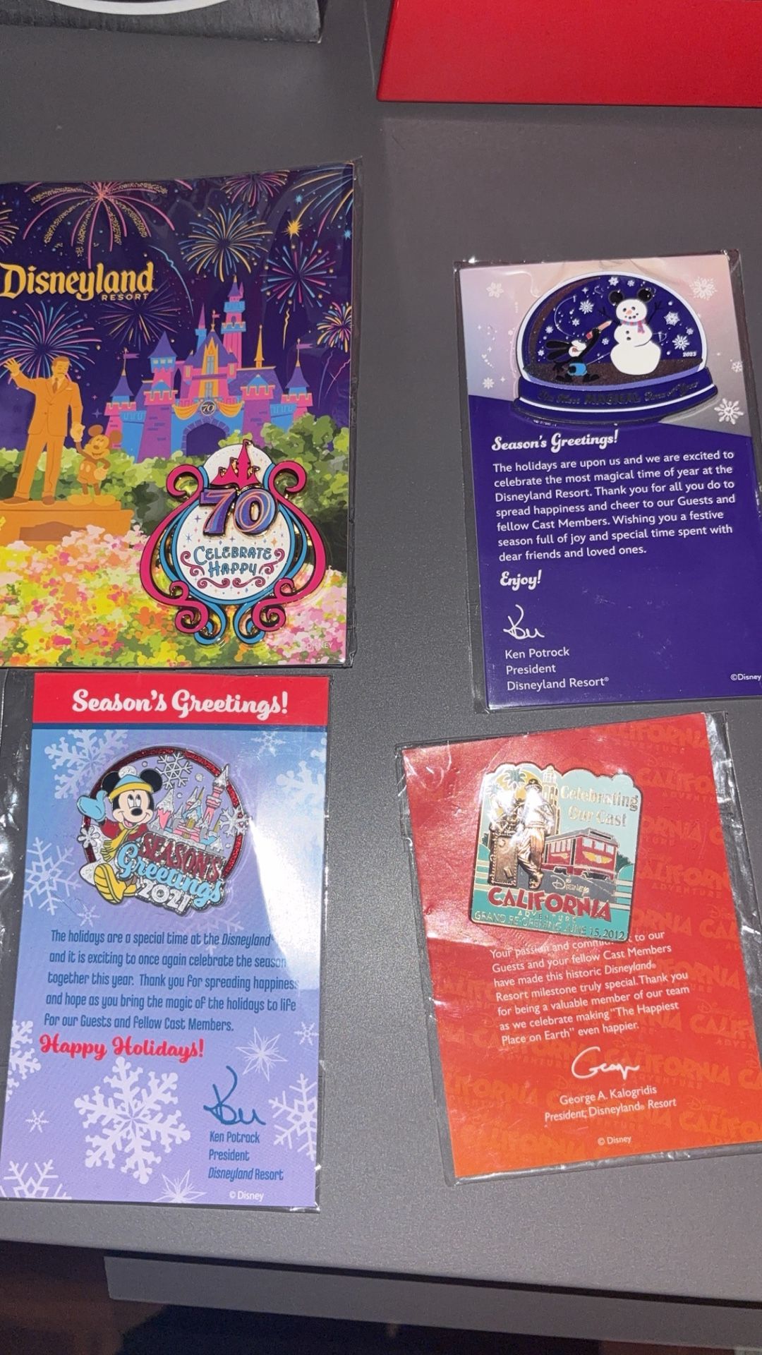 Disneyland Cast Member Pins Exclusive 