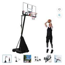 SUGIFT 54 In. Portable Basketball Hoop System, 7.5 - 10 ft. Height Adjustable