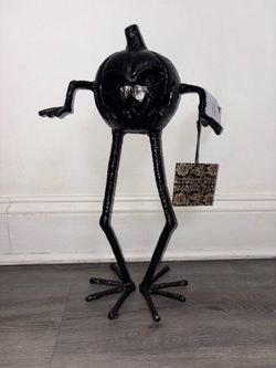 CHRISTIAN SIRIANO Bronze Jack O Lantern Pumpkin Monster 18”Halloween