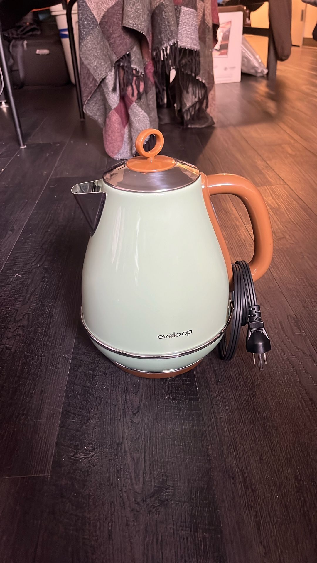 Green Electric Kettle - Evoloop