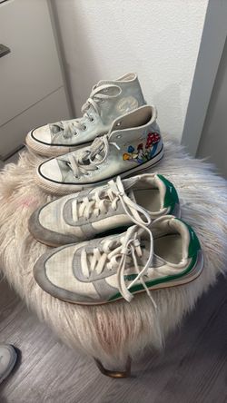 Pair of Converse pair of pumas and a pair of rare Nikes