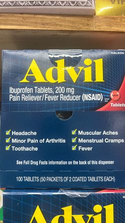 Advil Ibuprofen 200mg Tablets 100 Count