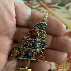 Rare Christmas Brooch Free Shipping