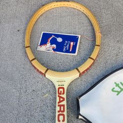 Rare Garcia Pro 240 Tennis Racket 1970's 