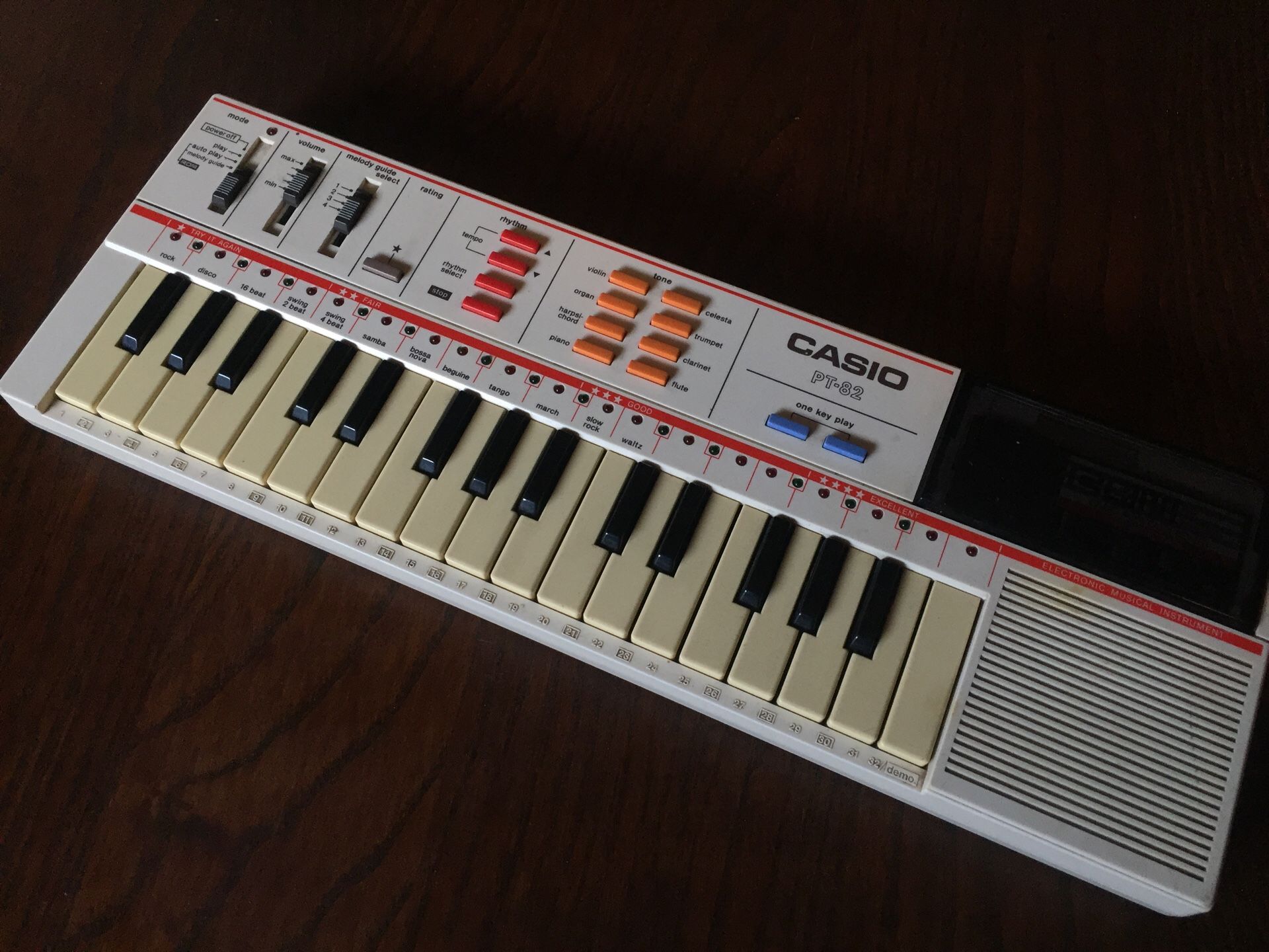 Vintage Casio PT-82 ROM Keyboard