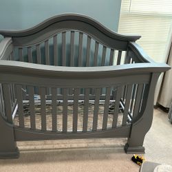 Baby apple seed Grey Crib