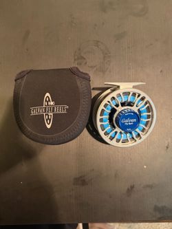 Galvan Grip 6wt Silver Blue Fly reel