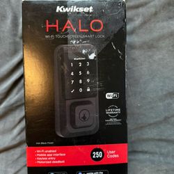 Kwikset Halo Smart Lock Matte Black, Touchscreen