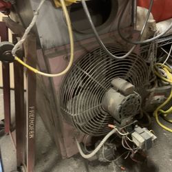 Commercial garage gas heater in working condition