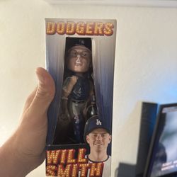 Will Smith Dodger Baseball Bobble Head