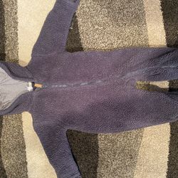 6 Month Fleece Blue Snowsuit 
