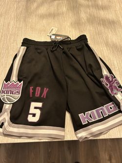 Sacramento Kings M Player Logo Shorts-Black-LARGE