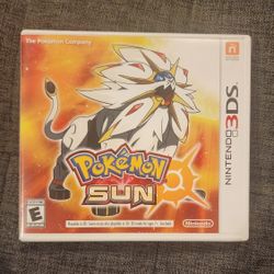 Pokemon sun 3ds