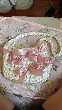 coquette ribbon bag