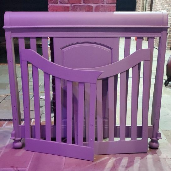 Solid Wooden Baby Crib